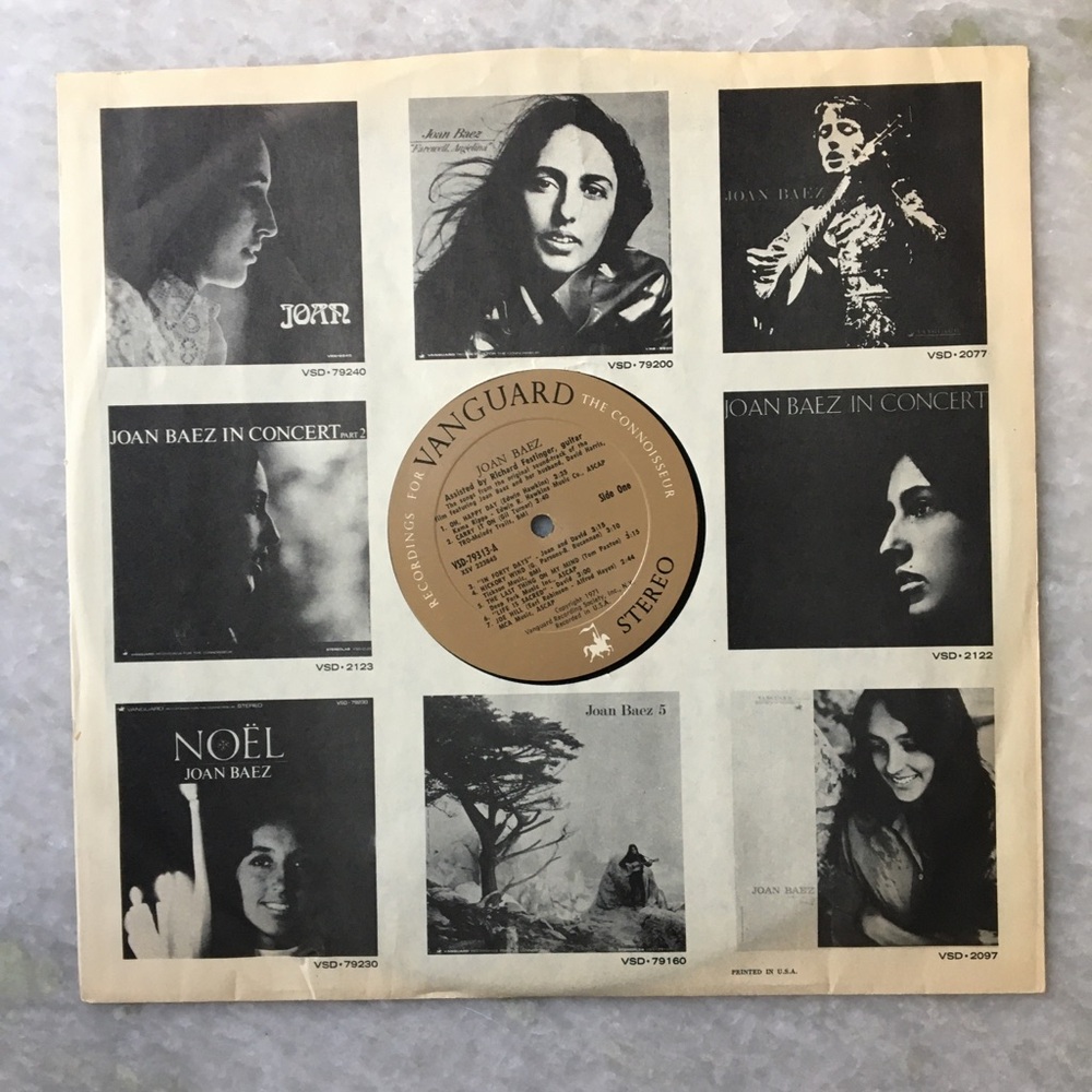 Joan Baez 'Carry It On' Soundtrack Album, featuring Bob Dylan and others 😎🎙🎼 - Picture 6 of 16